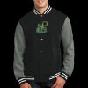 Fleece Letterman Jacket Thumbnail