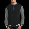 Fleece Letterman Jacket Thumbnail