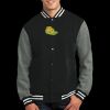 Fleece Letterman Jacket Thumbnail