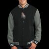 Fleece Letterman Jacket Thumbnail