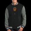 Fleece Letterman Jacket Thumbnail