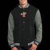 Fleece Letterman Jacket Thumbnail