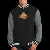 Fleece Letterman Jacket Thumbnail