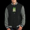 Fleece Letterman Jacket Thumbnail