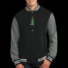 Fleece Letterman Jacket Thumbnail