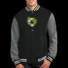 Fleece Letterman Jacket Thumbnail