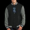 Fleece Letterman Jacket Thumbnail