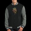 Fleece Letterman Jacket Thumbnail