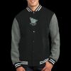 Fleece Letterman Jacket Thumbnail