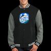 Fleece Letterman Jacket Thumbnail