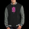 Fleece Letterman Jacket Thumbnail