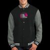 Fleece Letterman Jacket Thumbnail