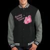 Fleece Letterman Jacket Thumbnail