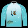 Bass-Blu  Fishing Jersey Thumbnail
