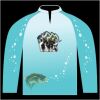 Bass-Blu  Fishing Jersey Thumbnail