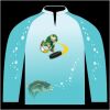 Bass-Blu  Fishing Jersey Thumbnail