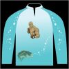 Bass-Blu  Fishing Jersey Thumbnail