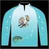 Bass-Blu  Fishing Jersey Thumbnail