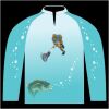 Bass-Blu  Fishing Jersey Thumbnail