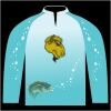 Bass-Blu  Fishing Jersey Thumbnail