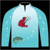 Bass-Blu  Fishing Jersey Thumbnail