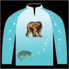 Bass-Blu  Fishing Jersey Thumbnail