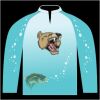 Bass-Blu  Fishing Jersey Thumbnail