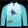 Bass-Blu  Fishing Jersey Thumbnail