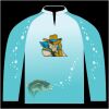 Bass-Blu  Fishing Jersey Thumbnail