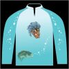 Bass-Blu  Fishing Jersey Thumbnail