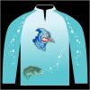 Bass-Blu  Fishing Jersey Thumbnail