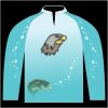 Bass-Blu  Fishing Jersey Thumbnail