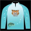 Bass-Blu  Fishing Jersey Thumbnail