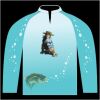 Bass-Blu  Fishing Jersey Thumbnail