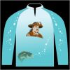 Bass-Blu  Fishing Jersey Thumbnail