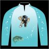 Bass-Blu  Fishing Jersey Thumbnail
