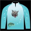 Bass-Blu  Fishing Jersey Thumbnail