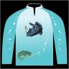 Bass-Blu  Fishing Jersey Thumbnail