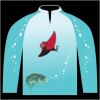 Bass-Blu  Fishing Jersey Thumbnail