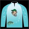 Bass-Blu  Fishing Jersey Thumbnail