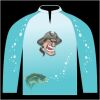 Bass-Blu  Fishing Jersey Thumbnail