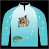 Bass-Blu  Fishing Jersey Thumbnail