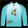 Bass-Blu  Fishing Jersey Thumbnail