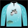 Bass-Blu  Fishing Jersey Thumbnail