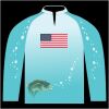 Bass-Blu  Fishing Jersey Thumbnail